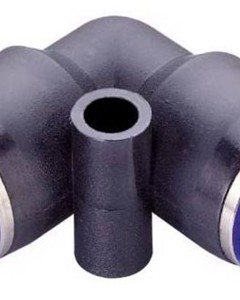 Verbinder 90° Kunststoff steckbar für PE-Schlauch 8mm
